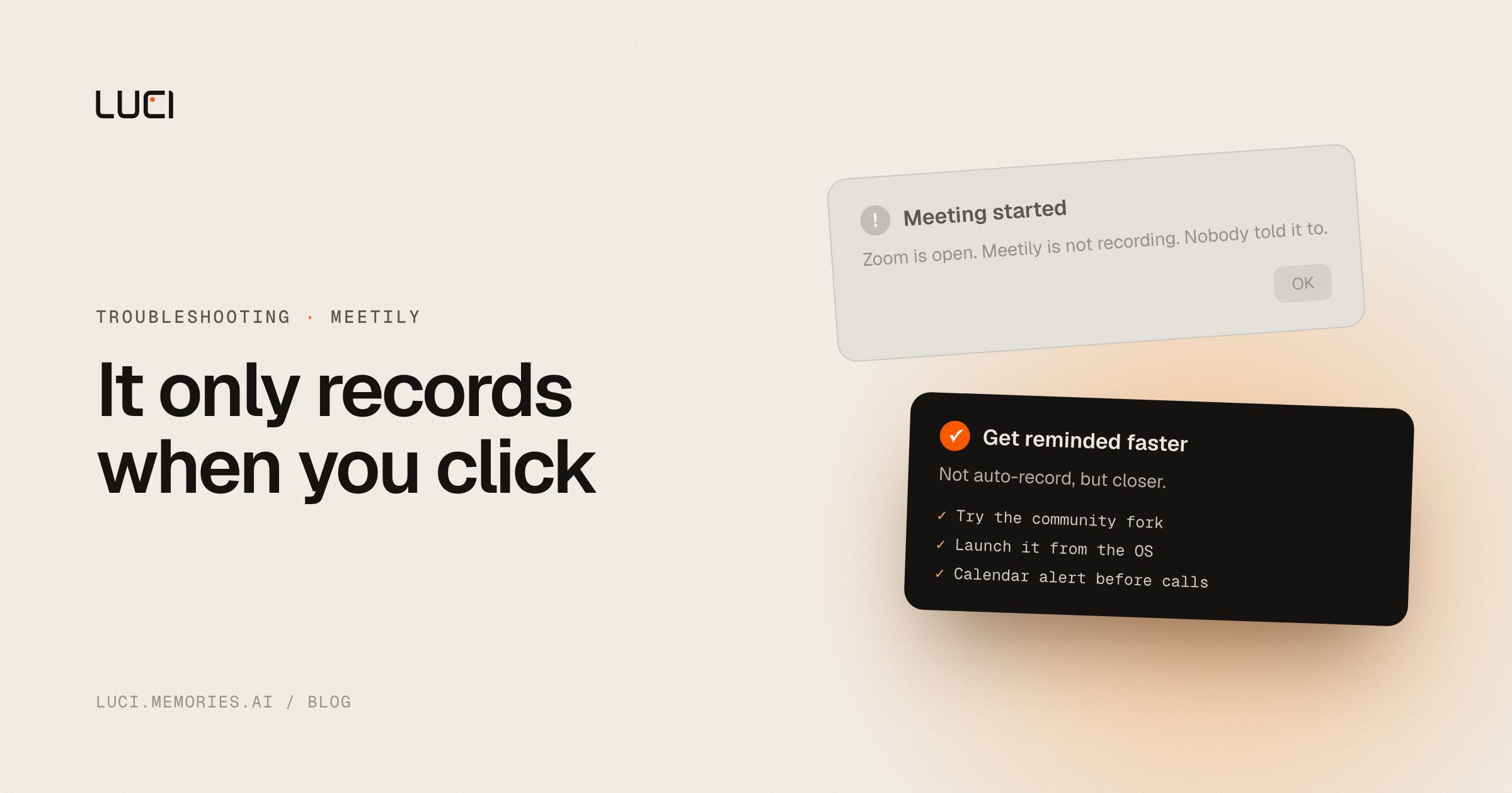 Fix: Meetily didn't auto-record my meeting