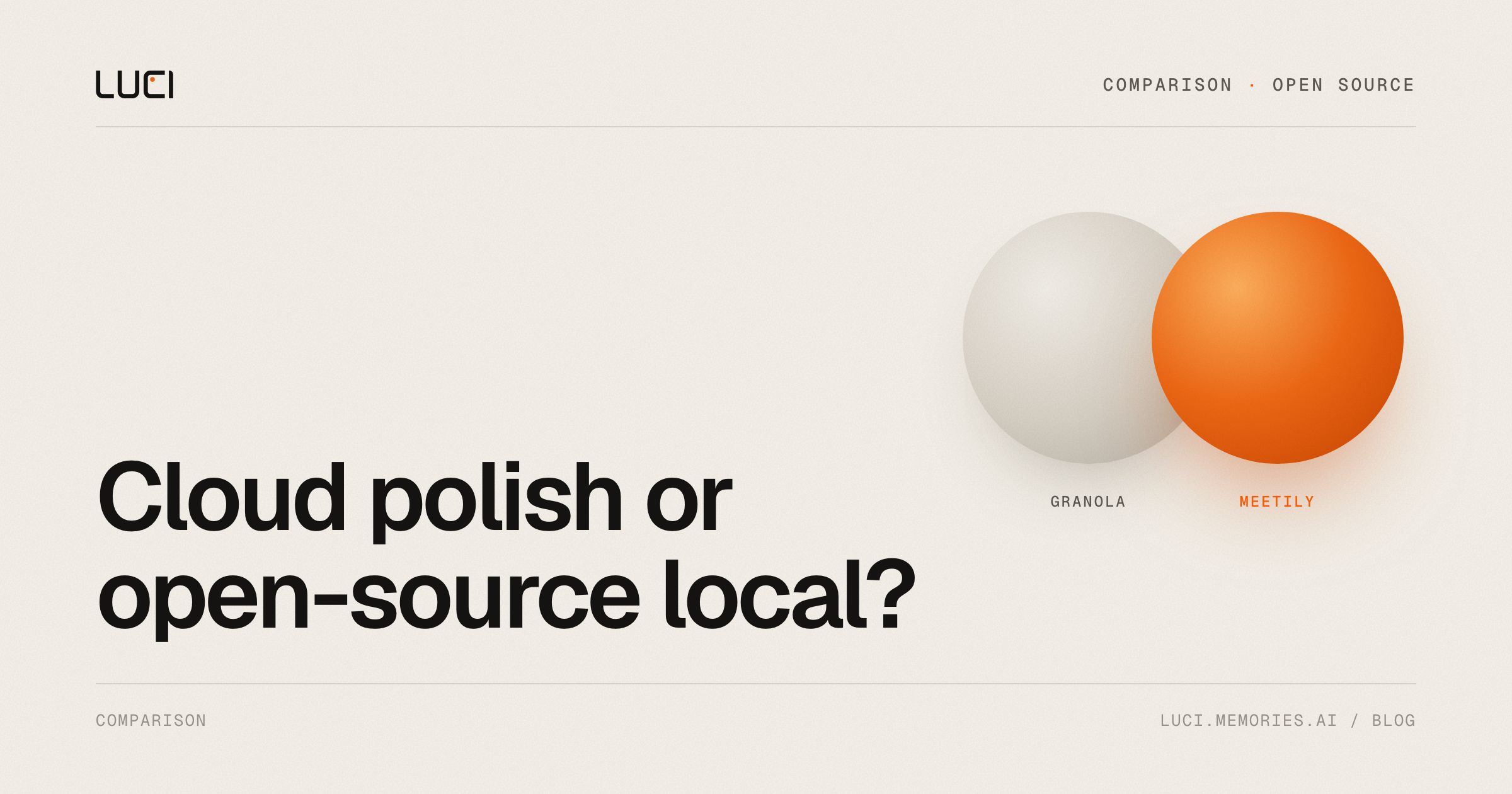 Meetily vs Granola: open source vs cloud notes